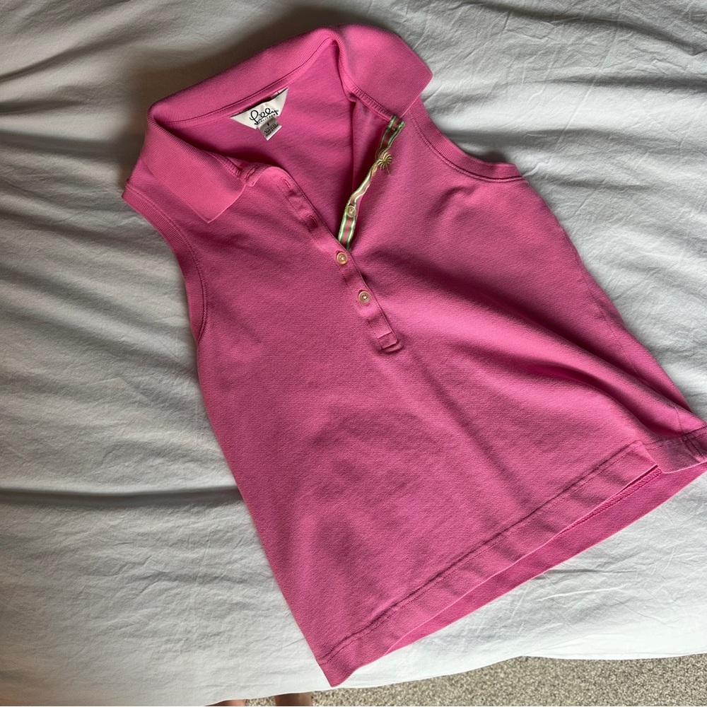 Lilly Pulitzer Polo Sleeveless Top